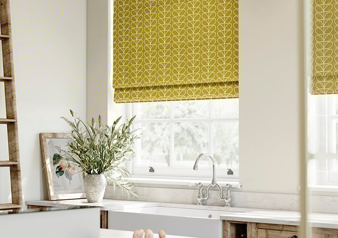 Orla Kiely Linear Stem, Seagrass - Twist&Fit Roman Blind - Image 5